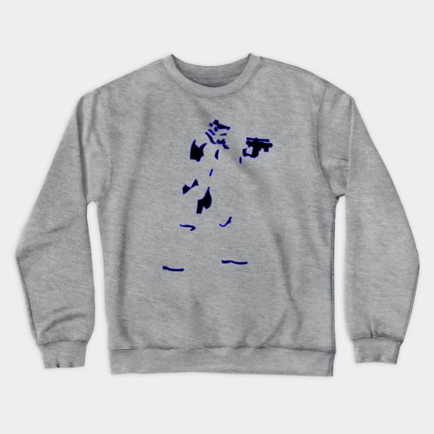 Strom blue and black Crewneck Sweatshirt by Flyingpanda